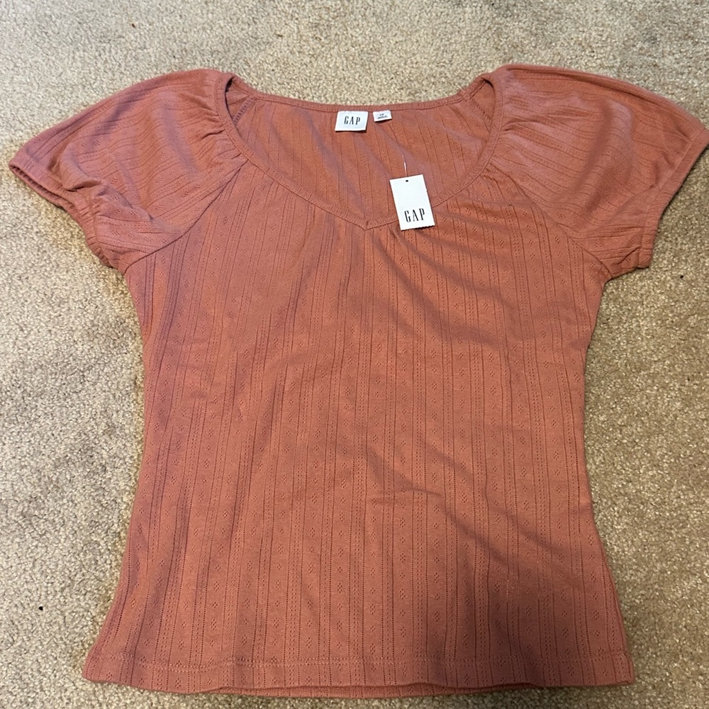 GAP Women's Terracotta Blouse